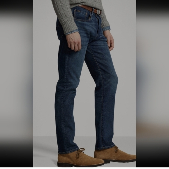 Polo Ralph Lauren Hampton Relaxed Straight Jeans mens 38x30 - Picture 6 of 12